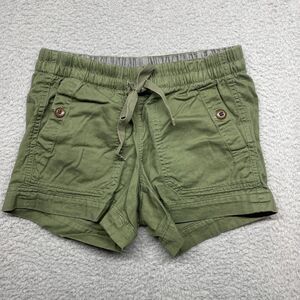 The North Face Cargo Shorts Womens XS Green Hiking Outdoors Organic Cotton